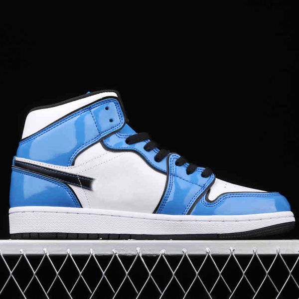 (boxed) men's jumpman 1 basketball shoes and women's patent blue outdoor casual sportswuym
(boxed) men's jumpman 1 basketball shoes and women's patent blue outdoor casual sportswuym