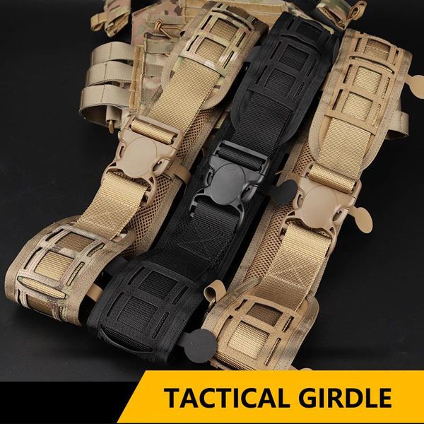 military tactical molle girdle 1000d nylon convenient belt army training soft padded combat hunting battle waist support, Black;gray
military tactical molle girdle 1000d nylon convenient belt army training soft padded combat hunting battle waist support, Black;gray