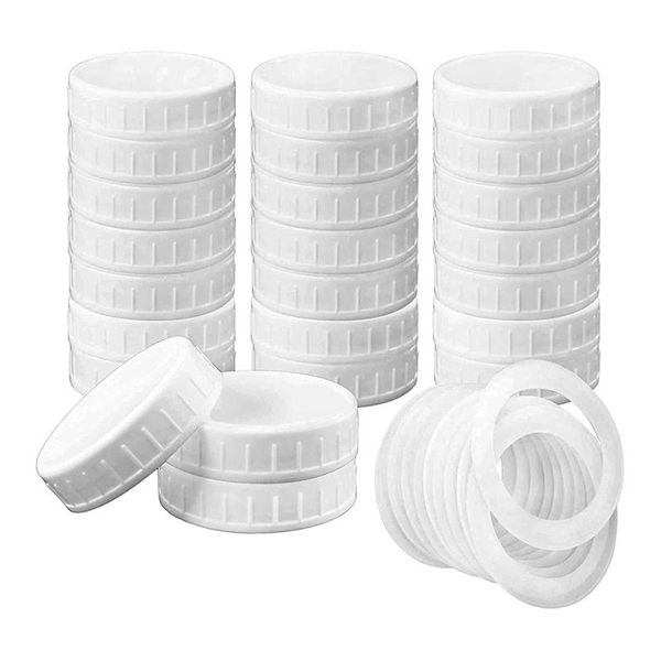 kitchen storage & organization 24 count canning jar lids wide mouth,plastic mason with silicone seals rings fits ball/kerr jars, leak-proof
kitchen storage & organization 24 count canning jar lids wide mouth,plastic mason with silicone seals rings fits ball/kerr jars, leak-proof