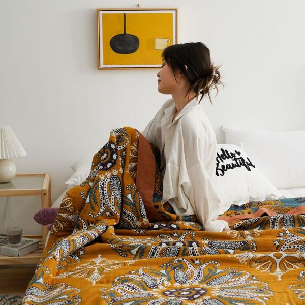 summer 2021 five-layer towel blanket single double office air-conditioning quilt soft and comfortable blankets
summer 2021 five-layer towel blanket single double office air-conditioning quilt soft and comfortable blankets