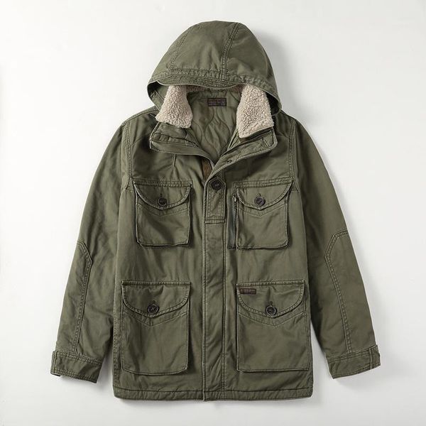 men's jackets 022 men coat detachable hooded military style outfit warm multi-pocket comfortable fashion personality outdoor biker jack, Black;brown
men's jackets 022 men coat detachable hooded military style outfit warm multi-pocket comfortable fashion personality outdoor biker jack, Black;brown