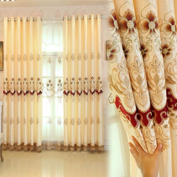 curtain & drapes bedroom european embroidered window curtains velvet shading voile living room study perspective
curtain & drapes bedroom european embroidered window curtains velvet shading voile living room study perspective
