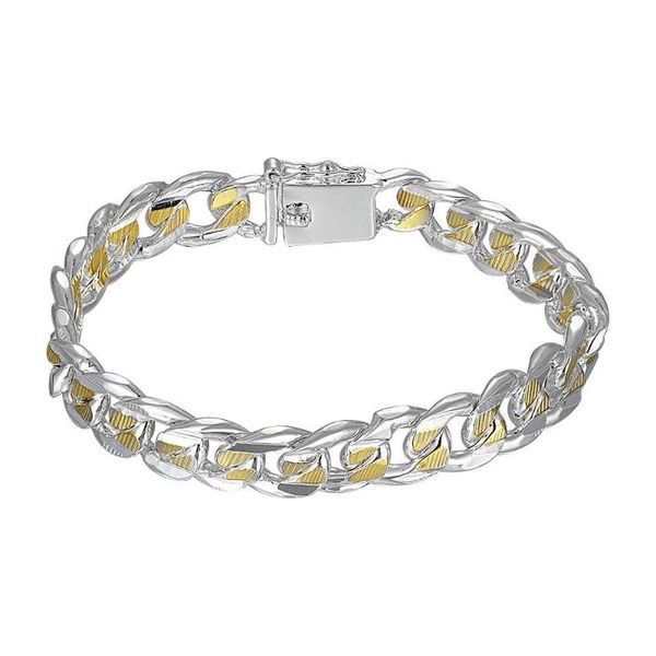 charm bracelets chain arrival silver plated bracelet for women handmade classic jewelry, Golden;silver
charm bracelets chain arrival silver plated bracelet for women handmade classic jewelry, Golden;silver