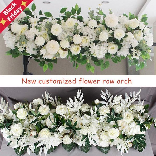 decorative flowers & wreaths 1m diy custom artificial wedding flower wall backdrop arrangement supplies silk rose peony fake row decoration
decorative flowers & wreaths 1m diy custom artificial wedding flower wall backdrop arrangement supplies silk rose peony fake row decoration