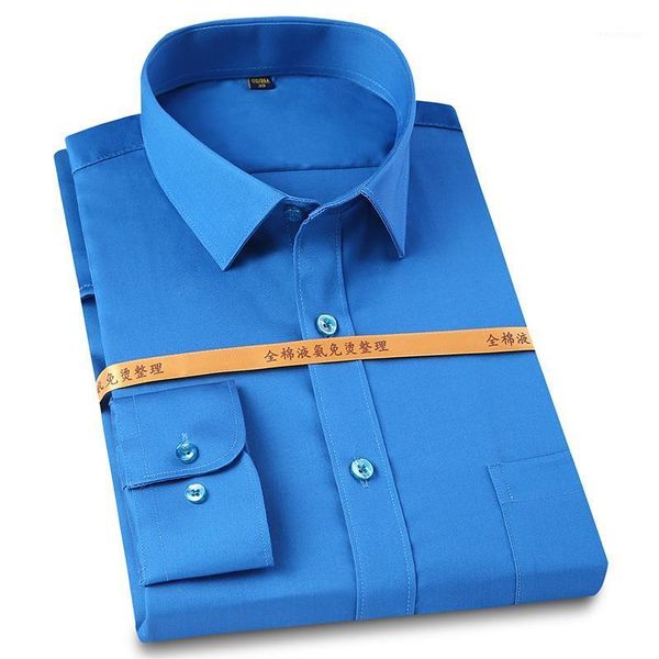 men's casual shirt brand 100% cotton long sleeve business chemise homme non-iron easy care formal solid color dress shirts, White;black
men's casual shirt brand 100% cotton long sleeve business chemise homme non-iron easy care formal solid color dress shirts, White;black