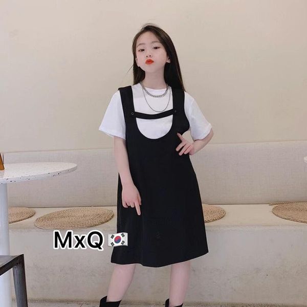 years kids girls summer black skirts suits 2021 short sleeve fashion clothing set sets, White
years kids girls summer black skirts suits 2021 short sleeve fashion clothing set sets, White