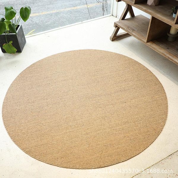 carpets 100% natural sisal round carpet nordic ins living room bedroom modern minimalist coffee table custom woven linen mat
carpets 100% natural sisal round carpet nordic ins living room bedroom modern minimalist coffee table custom woven linen mat
