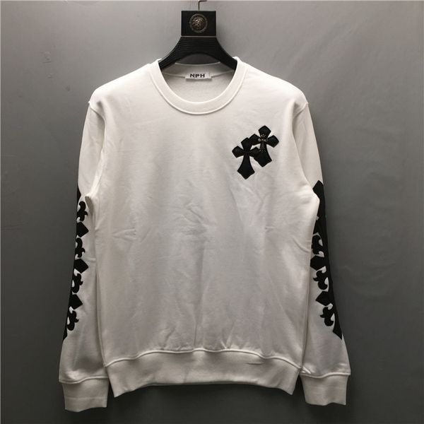 qiudongchao brand new super fire net red three dimensional embroidery pu leather cross sweater couple loos, Black
qiudongchao brand new super fire net red three dimensional embroidery pu leather cross sweater couple loos, Black