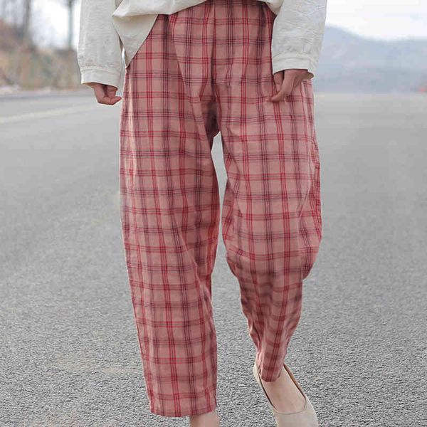 women's pants & capris trousers plaid korean-style plus size vintage linen cotton elastic waist female loose casual straight kcfd, Black;white
women's pants & capris trousers plaid korean-style plus size vintage linen cotton elastic waist female loose casual straight kcfd, Black;white