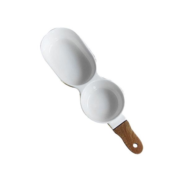 irregular ceramic bowl two compartments fruit salad modern porcelain appetizer dinner tableware with wood handle (white) dishes & plates
irregular ceramic bowl two compartments fruit salad modern porcelain appetizer dinner tableware with wood handle (white) dishes & plates