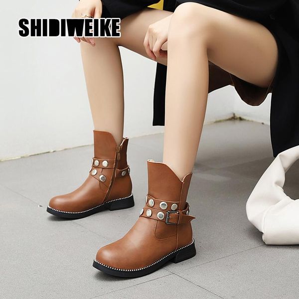 boots fashion women ankle warm winter vintage rivets shoes woman outdoor boot ladies flat footwear v896, Black
boots fashion women ankle warm winter vintage rivets shoes woman outdoor boot ladies flat footwear v896, Black