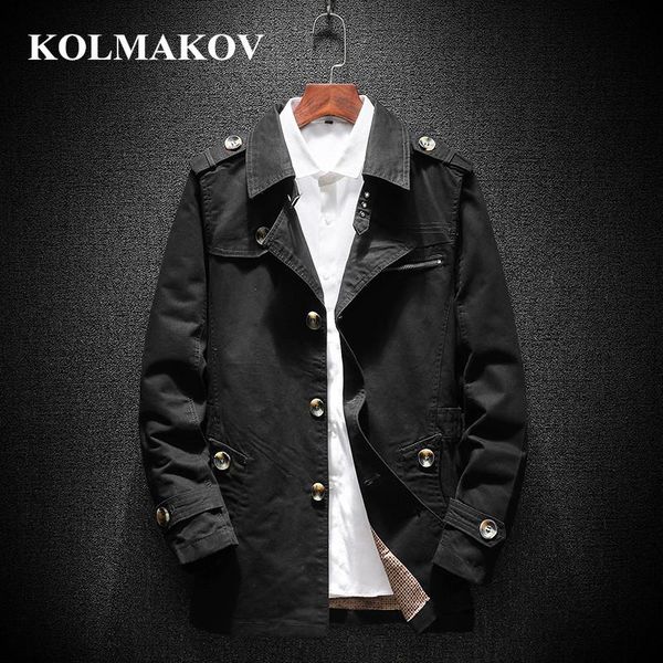 men's jackets kolmakov trench coats men autumn business casual overcoat slim fit plus size m-5xl windbreakers male homme, Black;brown
men's jackets kolmakov trench coats men autumn business casual overcoat slim fit plus size m-5xl windbreakers male homme, Black;brown