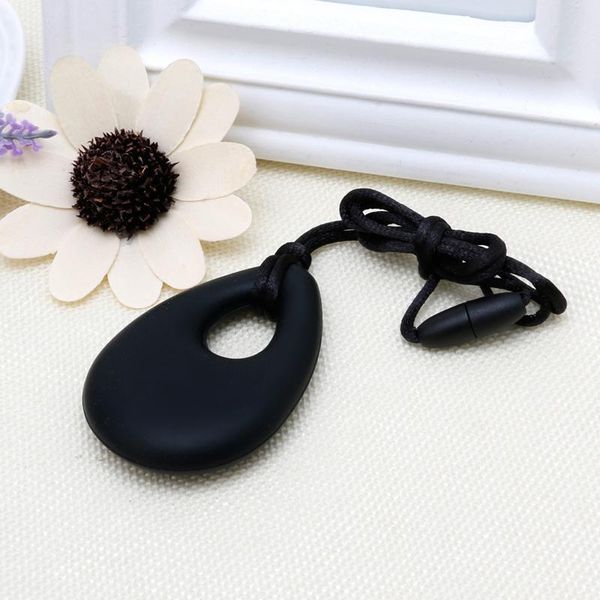 pendant necklaces silicone teardrop baby teething necklace teether autism sensory chewing, Silver
pendant necklaces silicone teardrop baby teething necklace teether autism sensory chewing, Silver