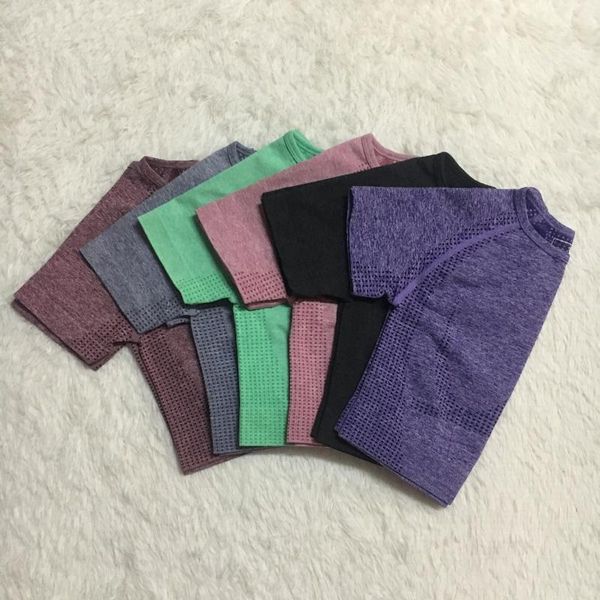 seamless yoga t-shirts women fitness short sleeve crop workout slim fit gym clothes sportswear cycling running shirt outfit
seamless yoga t-shirts women fitness short sleeve crop workout slim fit gym clothes sportswear cycling running shirt outfit