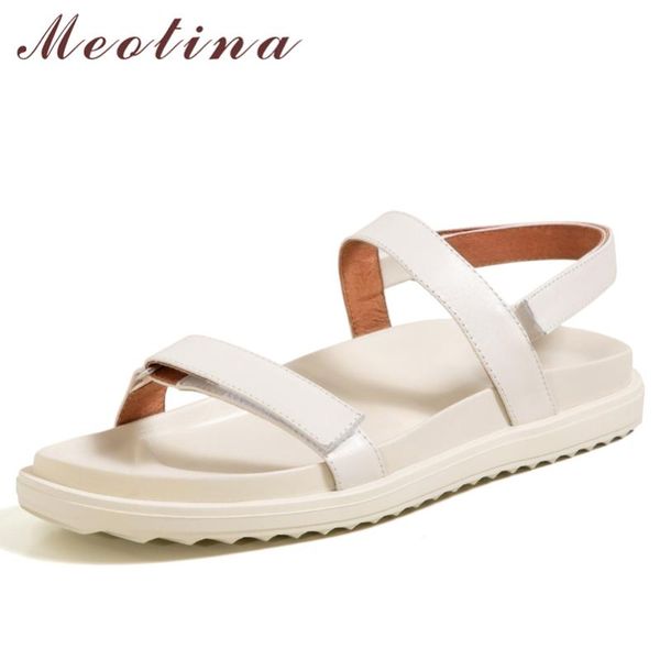 sandals meotina genuine leather women shoes round toe flat platform causal summer hook ladies footwear 2021 beige 40, Black
sandals meotina genuine leather women shoes round toe flat platform causal summer hook ladies footwear 2021 beige 40, Black