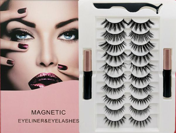 ymzeer 10 pairs 3d magnetic eyelashes magnet eyeliner fake lashes waterproof liquid long lasting set for makeup false
ymzeer 10 pairs 3d magnetic eyelashes magnet eyeliner fake lashes waterproof liquid long lasting set for makeup false