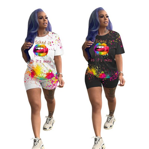 women splash ink tracksuits fashion trend letter short sleeve shorts 2 piece sets outfits designer summer female casual sportswear suits, Gray
women splash ink tracksuits fashion trend letter short sleeve shorts 2 piece sets outfits designer summer female casual sportswear suits, Gray