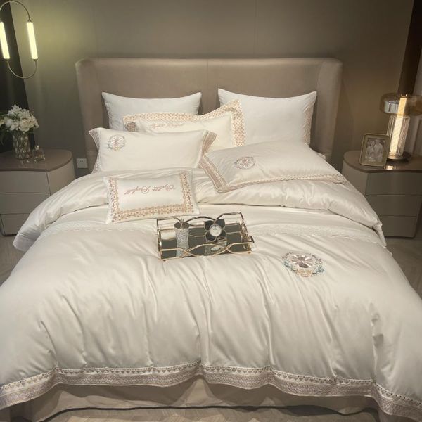 bedding sets luxury 4pcs embroidery duvet cover set-premium cream1000tc long staple cotton ultra silky soft bed sheet pillowcases
bedding sets luxury 4pcs embroidery duvet cover set-premium cream1000tc long staple cotton ultra silky soft bed sheet pillowcases