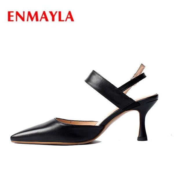 dress shoes enmayla genuine leather thin heels casual buckle strap pumps women high woman size 34-39 zyl2085, Black
dress shoes enmayla genuine leather thin heels casual buckle strap pumps women high woman size 34-39 zyl2085, Black