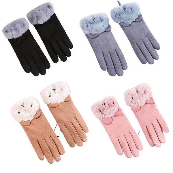 five fingers gloves winter outdoor thickened full finger touchscreen windproof non slip for riding driving, Blue;gray
five fingers gloves winter outdoor thickened full finger touchscreen windproof non slip for riding driving, Blue;gray