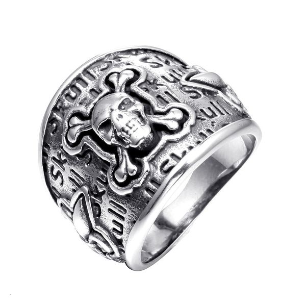 delicate ring aggressive men's stainless steel punk titanium jewelry trend skull, Silver
delicate ring aggressive men's stainless steel punk titanium jewelry trend skull, Silver
