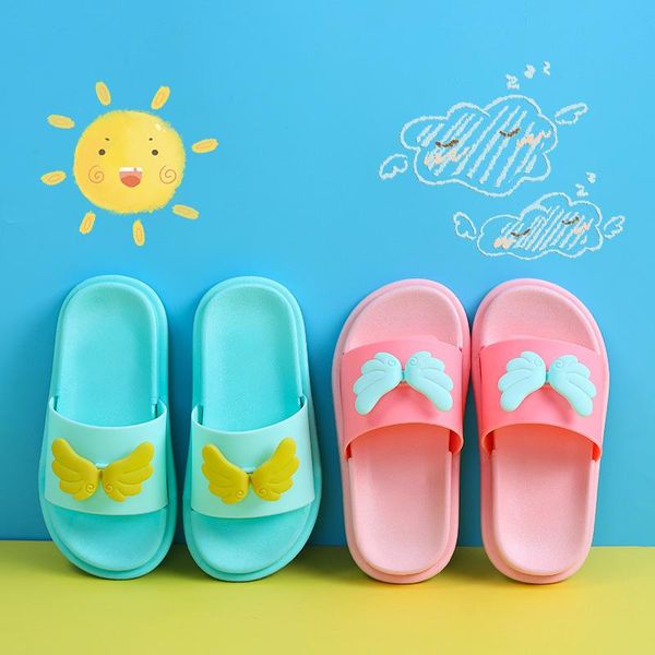 cute wing pattern children' slippers kids indoor girls home non-slip baby boy gilrs shoes children beach slipper, Black;grey
cute wing pattern children' slippers kids indoor girls home non-slip baby boy gilrs shoes children beach slipper, Black;grey