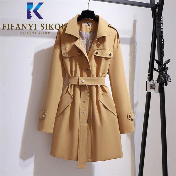 women's trench coats autumn women plus size loose coat single breasted lapel fashion long oversized 6xl casual windbreaker female, Tan;black
women's trench coats autumn women plus size loose coat single breasted lapel fashion long oversized 6xl casual windbreaker female, Tan;black