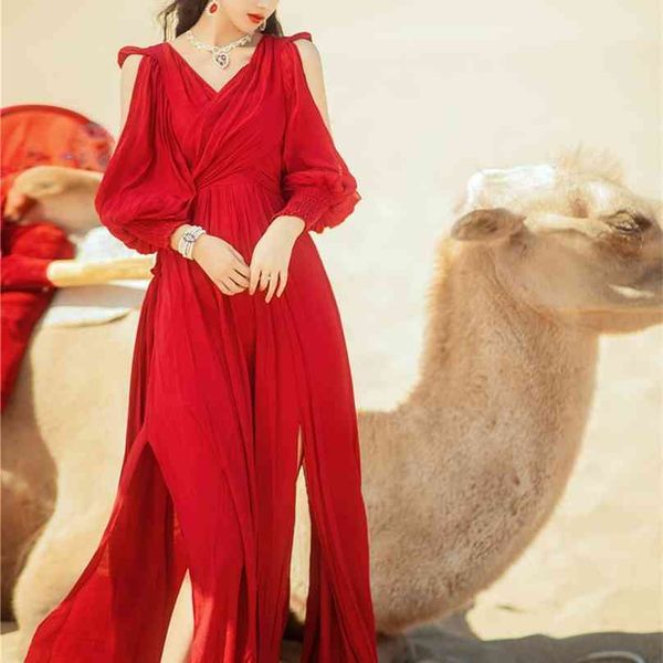 vintage off-the-shoulder dresses for woman red solid elegant holiday travel maxi dress female full-sleeve high waist vestidos 210603, Black;gray
vintage off-the-shoulder dresses for woman red solid elegant holiday travel maxi dress female full-sleeve high waist vestidos 210603, Black;gray