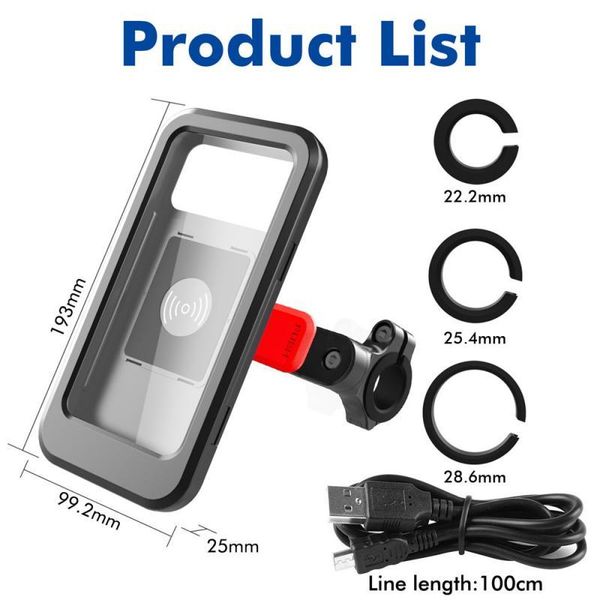 car & truck racks electric bicycle waterproof mobile phone bracket wireless charging motorcycle riding equipment
car & truck racks electric bicycle waterproof mobile phone bracket wireless charging motorcycle riding equipment