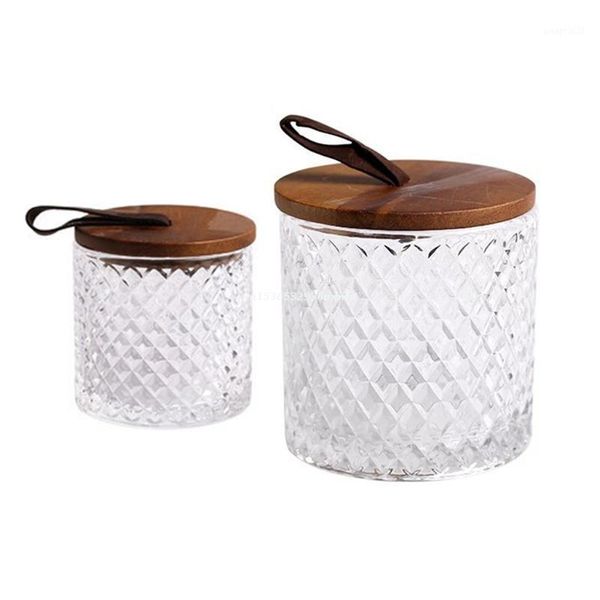 storage bottles & jars diamond pattern glass jar with wooden lid handle coffee tank tea spice clear bottle can food kitchen container dropsh
storage bottles & jars diamond pattern glass jar with wooden lid handle coffee tank tea spice clear bottle can food kitchen container dropsh