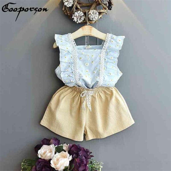 gooporson summer kids clothes flower embroidery lace flying sleeve shorts korean cute little girls clothing set outfits 210715, White
gooporson summer kids clothes flower embroidery lace flying sleeve shorts korean cute little girls clothing set outfits 210715, White