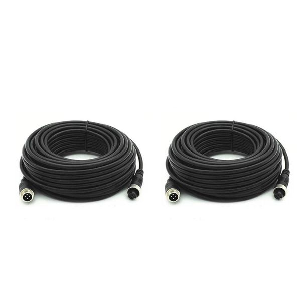 car video 10m & 15m extension cable for truck rv trailer reverse rear view parking camera - pack of 2
car video 10m & 15m extension cable for truck rv trailer reverse rear view parking camera - pack of 2