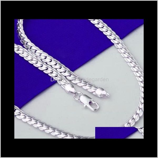 chains necklaces & pendants drop delivery 2021 jewelry s925 sterling sier plated full side necklace 5mm wide neclace for women fashion dtvpj, Silver
chains necklaces & pendants drop delivery 2021 jewelry s925 sterling sier plated full side necklace 5mm wide neclace for women fashion dtvpj, Silver