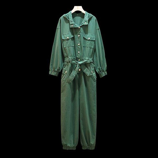 women's jumpsuits & rompers streetwear winter autumn solid casual green sashes hooded long sleeve full length overalls for women plus, Black;white
women's jumpsuits & rompers streetwear winter autumn solid casual green sashes hooded long sleeve full length overalls for women plus, Black;white
