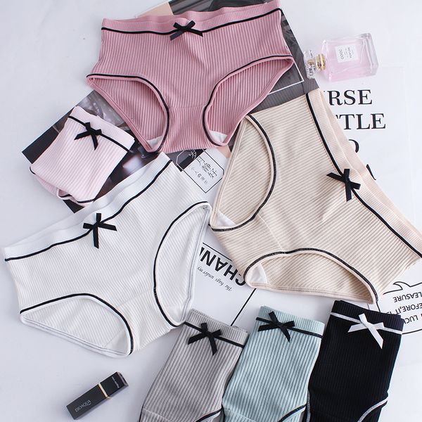 thread princess pure cotton inner middle waist women's underwear candy color briefs a, Black;pink
thread princess pure cotton inner middle waist women's underwear candy color briefs a, Black;pink