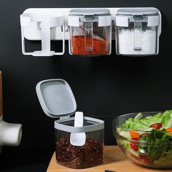 storage bottles & jars kitchen plastic seasoning box jar multifunctional wall-mounted household
storage bottles & jars kitchen plastic seasoning box jar multifunctional wall-mounted household
