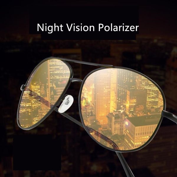 night vision polarized sunglasses for men drivers driving outdoors 103 metal sunglass, White;black
night vision polarized sunglasses for men drivers driving outdoors 103 metal sunglass, White;black