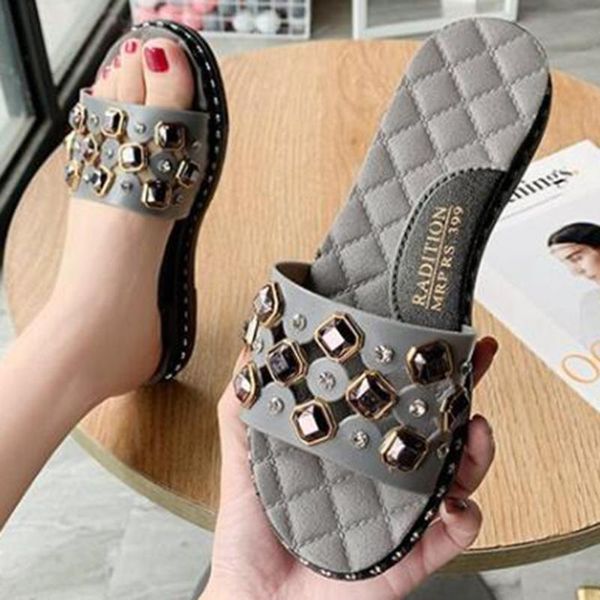 rhinestone womens slippers 2021 women retro fashion wild beach shoe diamond flat bottom non-slip outdoor casual sandals zy38, Black
rhinestone womens slippers 2021 women retro fashion wild beach shoe diamond flat bottom non-slip outdoor casual sandals zy38, Black