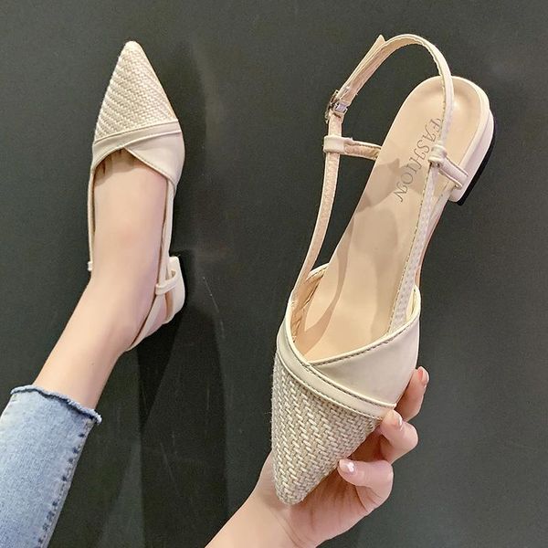 sandals elastic band open shoes heel suit female beige 2021 women's slip-on pointed comfort girls low closed flat clear black f
sandals elastic band open shoes heel suit female beige 2021 women's slip-on pointed comfort girls low closed flat clear black f
