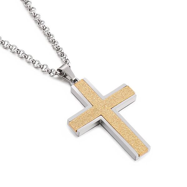 pendant necklaces hip hop men rock party cross stainless steel homme necklace shine jewelry, Silver
pendant necklaces hip hop men rock party cross stainless steel homme necklace shine jewelry, Silver