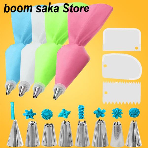 8pcs/11pcs/set diy cake decorating tips set cakes decoration pastry nozzle multi purpose with cream bag kitchen tool baking & tools
8pcs/11pcs/set diy cake decorating tips set cakes decoration pastry nozzle multi purpose with cream bag kitchen tool baking & tools