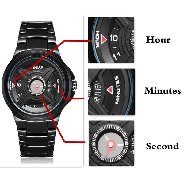 wristwatches fasion creative men watch full black quartz stainless steel sport wrist for turntable unique dial male watches, Slivery;brown
wristwatches fasion creative men watch full black quartz stainless steel sport wrist for turntable unique dial male watches, Slivery;brown