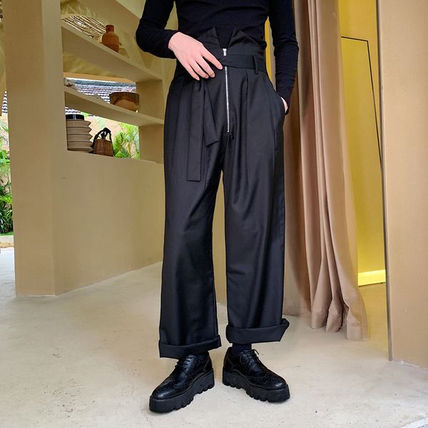 pants fashionable the lazy wind net leg zipper 2021 autumn capris straight loose casual for men and women, Black
pants fashionable the lazy wind net leg zipper 2021 autumn capris straight loose casual for men and women, Black
