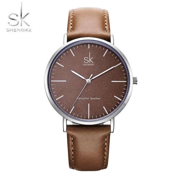 wristwatches shengke lady quartz watch brown genuine leather casual stylish women watches gift box relogio feminino 2021, Slivery;brown
wristwatches shengke lady quartz watch brown genuine leather casual stylish women watches gift box relogio feminino 2021, Slivery;brown