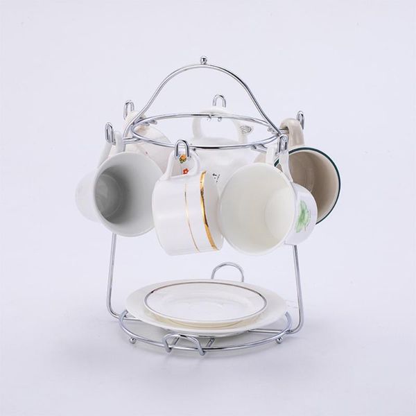 1pc iron art coffee cup rack household holder kitchen plate organizer saucer stand cafe shop restaurant storage & organization
1pc iron art coffee cup rack household holder kitchen plate organizer saucer stand cafe shop restaurant storage & organization