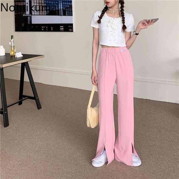 nomikuma arrival high waist wide leg pants women summer clothes korean style loose trousers split design pantalones 210514, Black;white
nomikuma arrival high waist wide leg pants women summer clothes korean style loose trousers split design pantalones 210514, Black;white