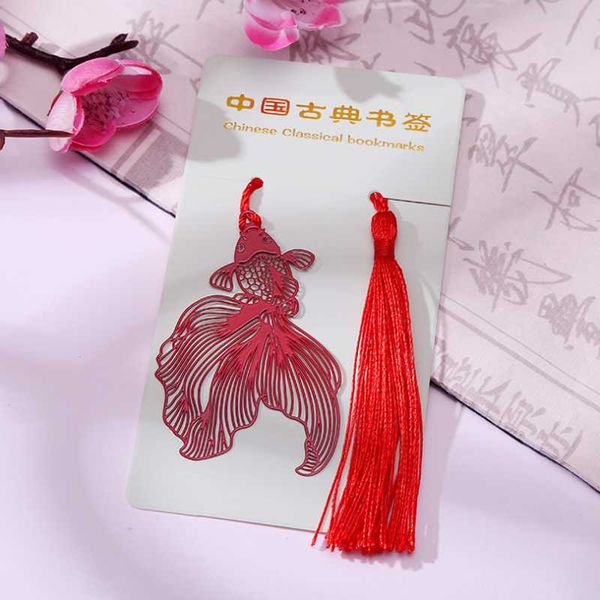 2pc kawaii red goldfish pendant bookmark creative exquisite metal pattern book mark page folder marker office school supplies
2pc kawaii red goldfish pendant bookmark creative exquisite metal pattern book mark page folder marker office school supplies