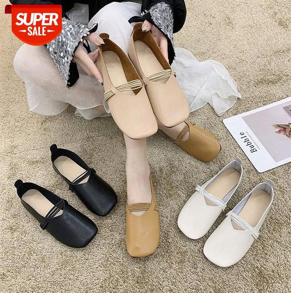 casual single shoes women's square head grandma solid color flat one pedal #5v0q, Black 
casual single shoes women's square head grandma solid color flat one pedal #5v0q, Black