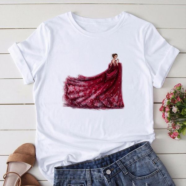 elegant queen print summer fashion womens t shirt grunge cartoon fun 90s clothing, White
elegant queen print summer fashion womens t shirt grunge cartoon fun 90s clothing, White