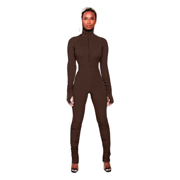 kgfigu 2021 new arrival womens brown rompers high neck zipper ruched jumpsuit casual long sleeve clubwear one piece clothes, Black;white
kgfigu 2021 new arrival womens brown rompers high neck zipper ruched jumpsuit casual long sleeve clubwear one piece clothes, Black;white